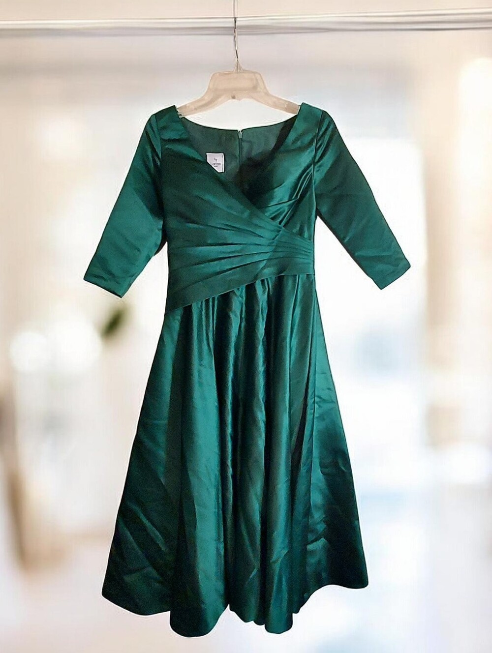 LanTing Bride Emerald Satin Dress